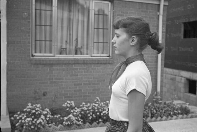 Profile of Girl, 1950s