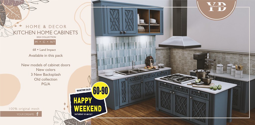 {YD} Kitchen Home Cabinets – 2024 Collection