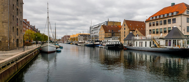 Redeveloped warehouses at Christianshavn, Copenhagen