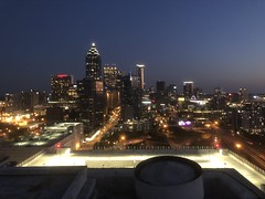 Atlanta rooftop skyline