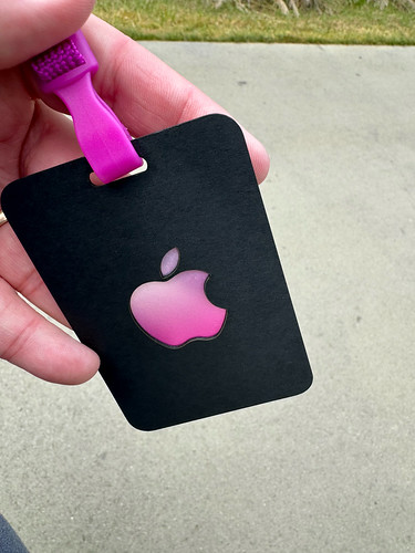 Apple Park Visitor Badge Team Purple for the Win?