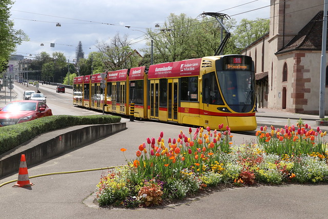 Suisse-Tram En Ligne No. 158 de mai 2024 (2/45) 2024-04-10, Basel, Wettsteinplatz