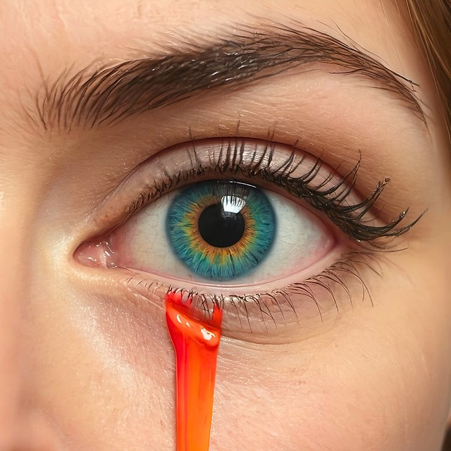 Paint tears - Acrylic Paint in the Eye - Ben Heine  (2)