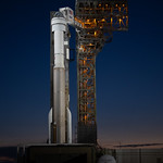 NASA’s Boeing Crew Flight Test Preflight (NHQ202405040035) A United Launch Alliance Atlas V rocket with Boeing’s CST-100 Starliner spacecraft aboard is seen illuminated by spotlights on the launch pad at Space Launch Complex 41 ahead of the NASA’s Boeing Crew Flight Test, Saturday, May 4, 2024 at Cape Canaveral Space Force Station in Florida. NASA’s Boeing Crew Flight Test is the first launch with astronauts of the Boeing CFT-100 spacecraft and United Launch Alliance Atlas V rocket to the International Space Station as part of the agency’s Commercial Crew Program. The flight test, targeted for launch at 10:34 p.m. EDT on Monday, May 6, serves as an end-to-end demonstration of Boeing’s crew transportation system and will carry NASA astronauts Butch Wilmore and Suni Williams to and from the orbiting laboratory. Photo Credit: (NASA/Joel Kowsky)