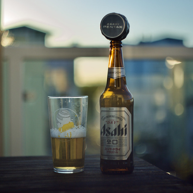 A good beer and a better lens - Asahi