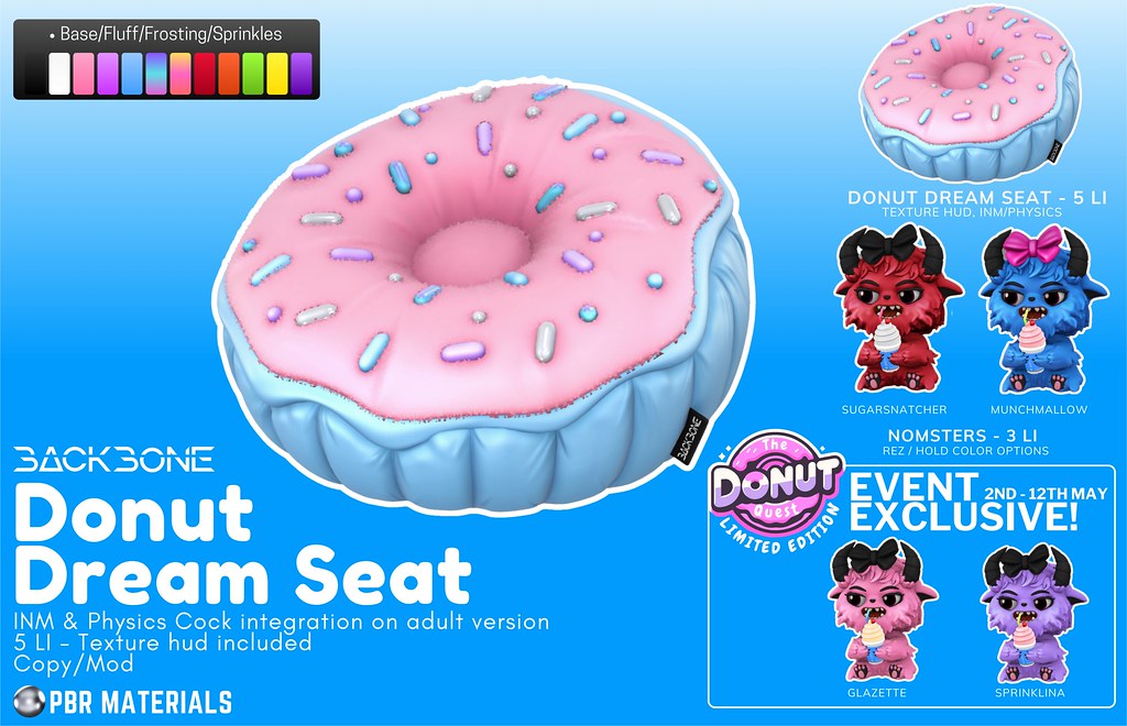 BackBone Donut Dream Seat
