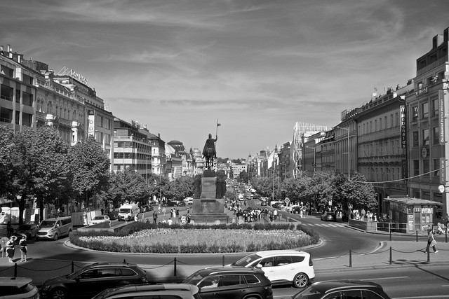 Wenceslas Square, from the top