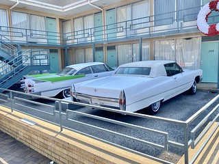Cars, The Lorraine Motel, National Civil Rights Museum, Mulberry Street, Memphis, TN