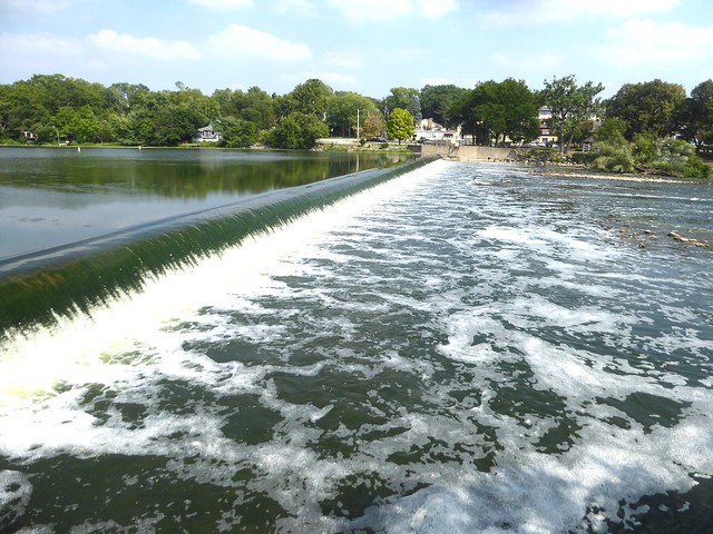 Geneva, IL, Along the West Side of the Fox River, Dam