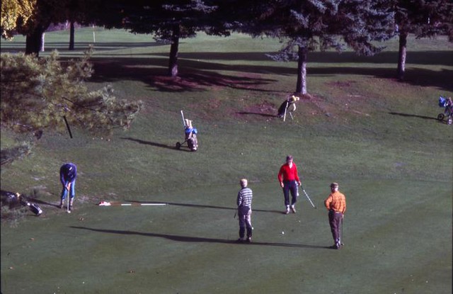 Golfers, circa 1980s