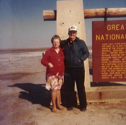 My Grandparents at Great Salt Plains (Circa 1979)