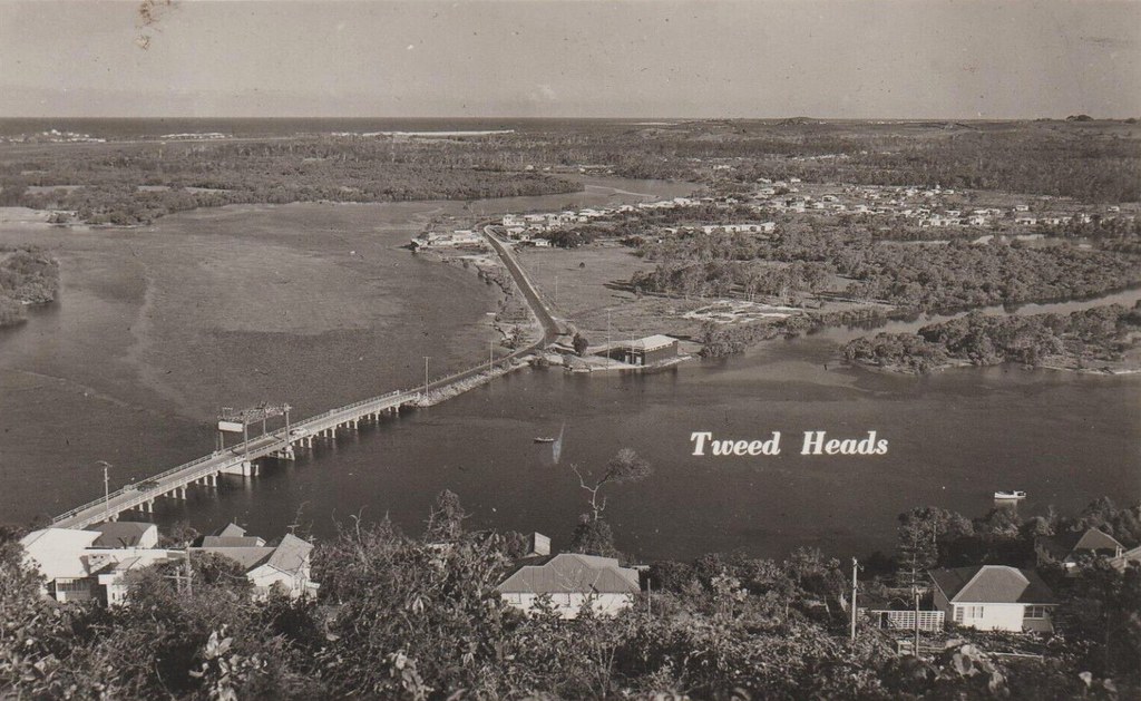 OVERLOOKING BARNEY'S BRIDGE, TWEED HEADS, N.S.W. - circa 1… | Flickr