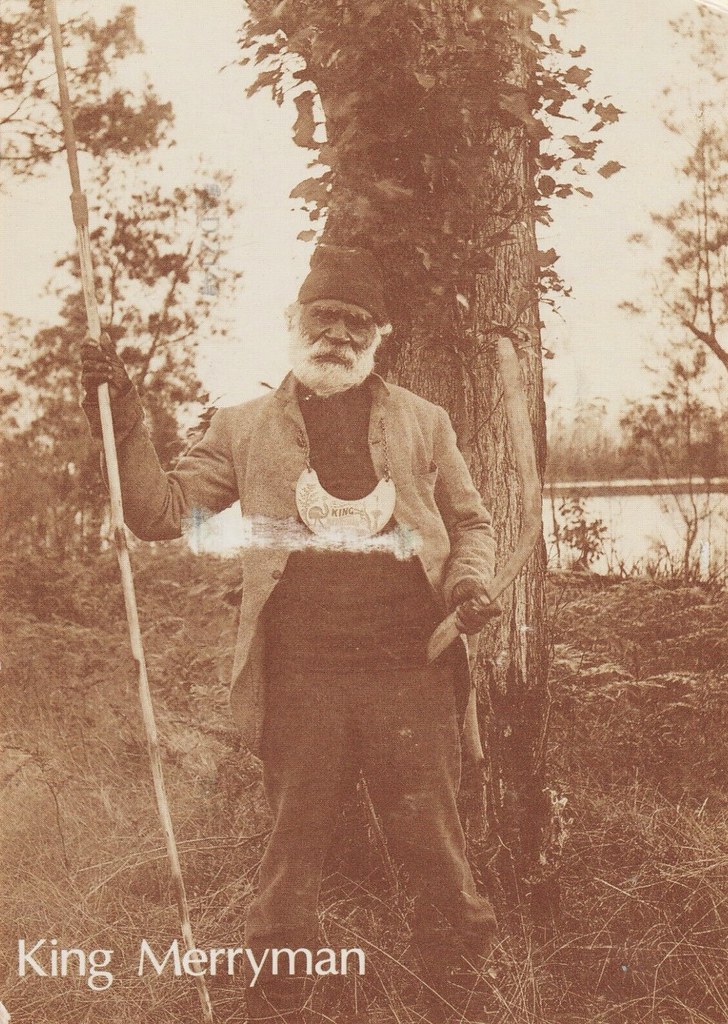 ABORIGINAL TRIBAL CHIEF,  KING MERRYMAN OF BODALLA, N.S.W. - circa 1890