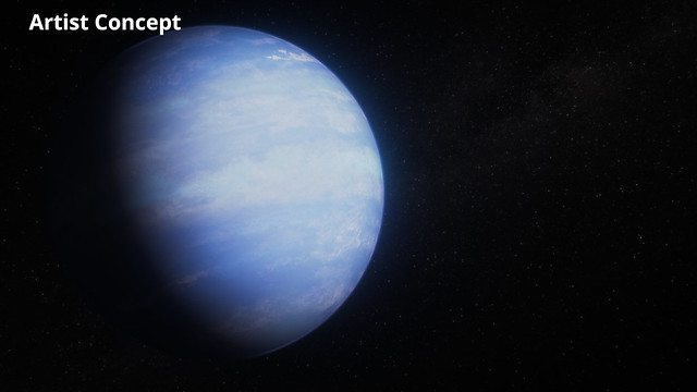 Webb Cracks Case of Inflated Exoplanet (Artist Concept)