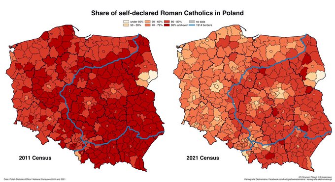 El mapa de la apostasa