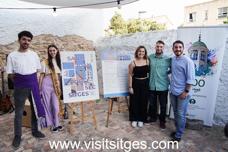 Presentación del cartel y programa de las Fiestas del Poble Sec Sitges 2024