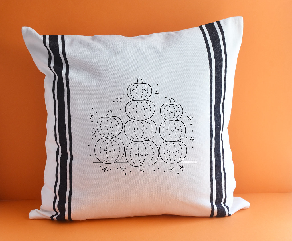 Pumpkin Piles Embroidery Pattern