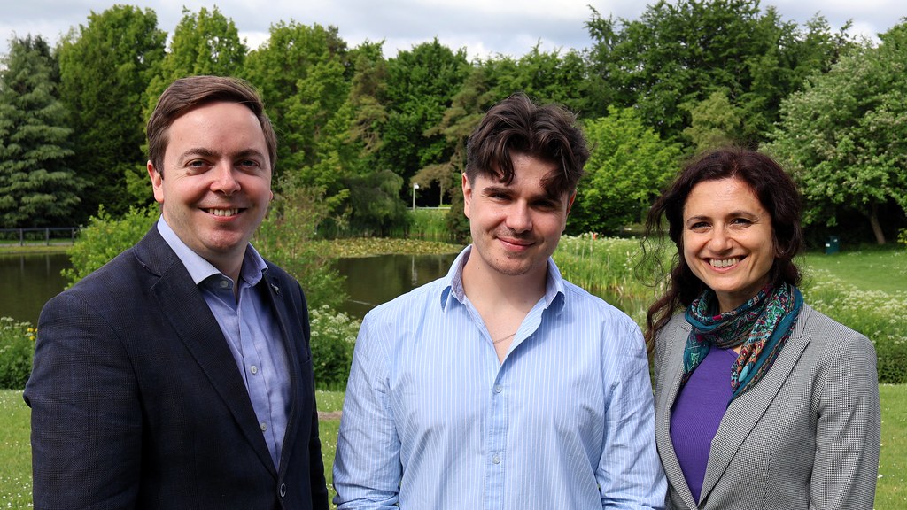 Dr Ben Metcalfe, Dr Jakub Dziegielowski and Professor Mirella Di Lorenzo