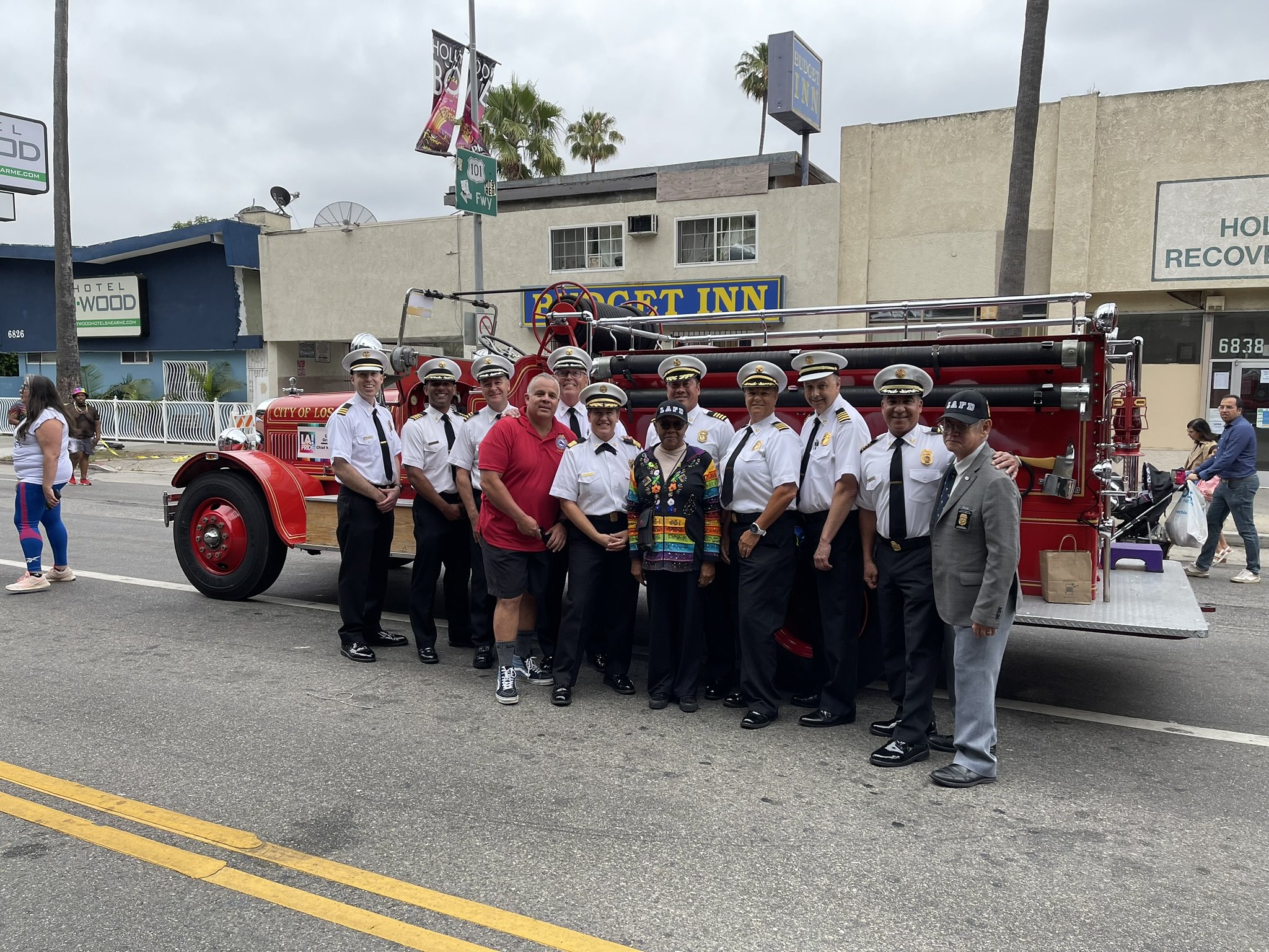 LAFD Chief Crowley Honored as Community Grand Marshal of 2024 L.A. Pride Parade