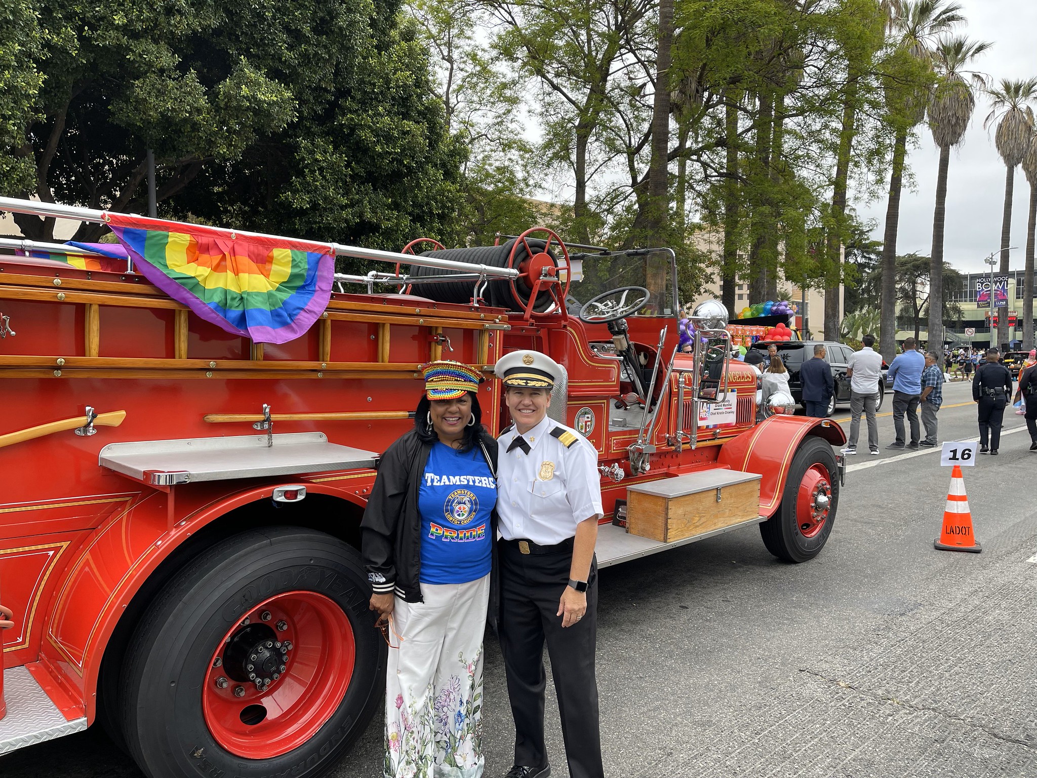 LAFD Chief Crowley Honored as Community Grand Marshal of 2024 L.A. Pride Parade