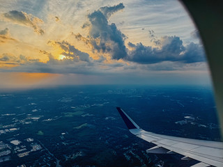 Flickr photo: Flying Out of Atlanta at Sunset