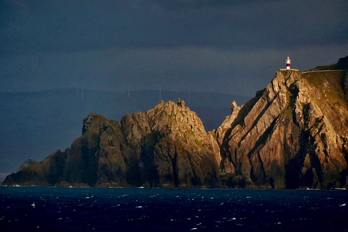 Biskaya - Lighthouse on the way from A Coruña to Gijon by ThomaS E.S., Spain Spanien Espana Highlightshafen sonnenaufgang sonnenuntergang sunset aerial landschaft landscap