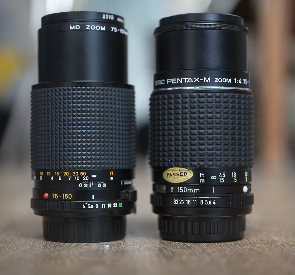 Objectif Zoom Pentax SMC-M 75-150mm F/4 - Monture Pentax K - Occasion Avec Petit Choc