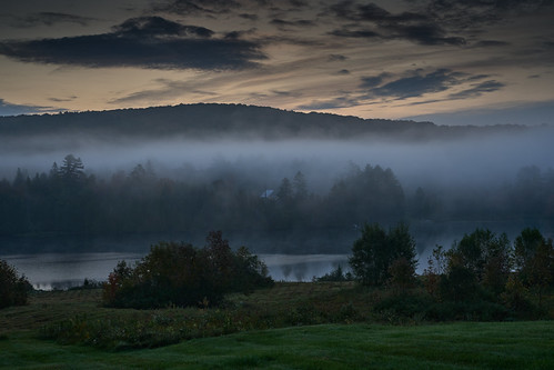 "Nature is too green, and poorly lit." by nikkorsnapper, François Boucher (1703-1770).fog westhillpond landscapes cabotvermontusa