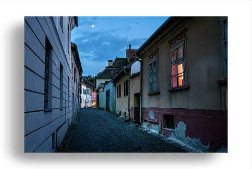 After Sunset by Bill Green Images, Backstreet walk in Sighisoara after sundowntravel leica romania architecture street cityscape evenin