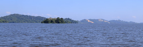 Bukit Merah Lake Island by Ian R. Simpson, View of an island on Bukit Merah Lake, Perak, Malaysia.island tasikbukitmerah bukitmerahlake lake wa