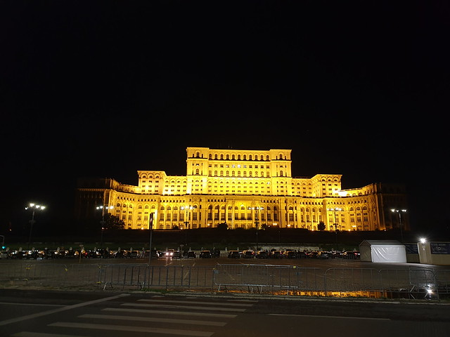 Palace of the Parliament at Night