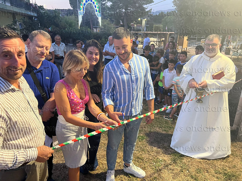 Inaugurazione area fitness San Rufo