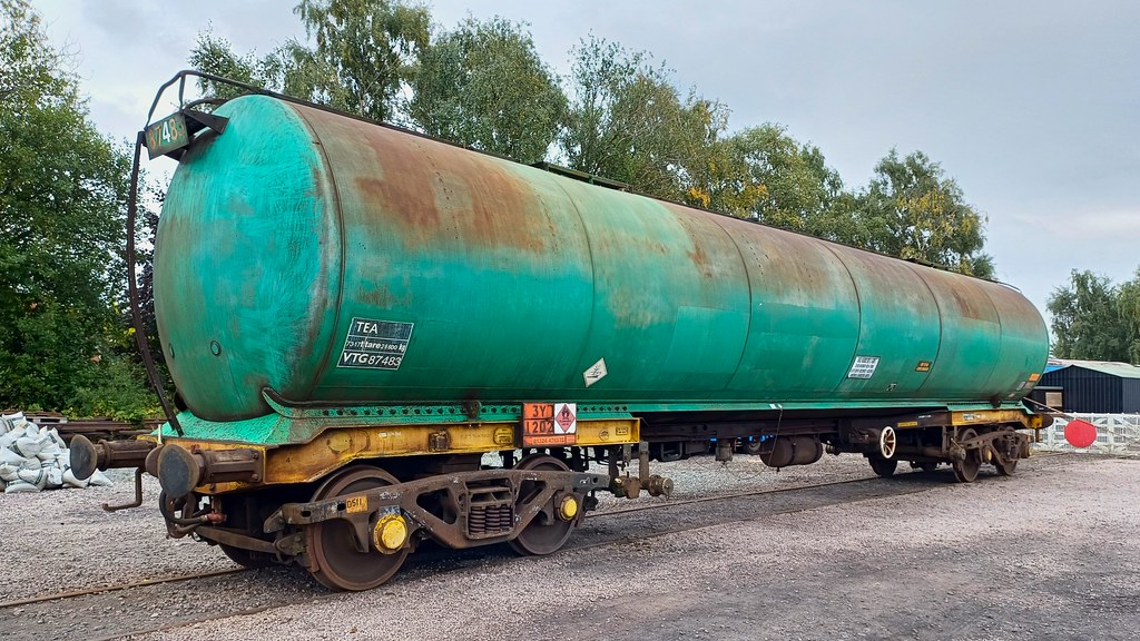 Shell BP 4099 (VTG87483) TEA 100t Bogie Tank at Quorn 31 A… | Flickr