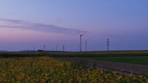 Wind-Turbines_01 [Explored] by rhomboederrippel, Evening at a wind park near St. Pöltenrhomboederrippel fujifilm xe1 august 2024 europe austria lower