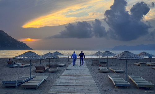 Mevsim dışı Iztuzu Plajı by Sky-nomad, Dramatic evening light at the Itzuzu Beach near Dalyan on the Turkish Riviera.ortaca muğla türkiye s
