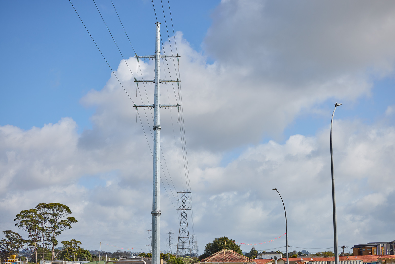 Transpower Stringing Installation Instructions 30 - 2024, Sept 19 - Transpower pole installation at Seven Oaks | Flickr