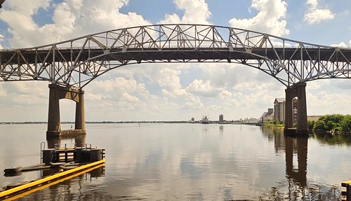 2024-091628 by bubbahop, Lake Charles, Louisiana-Amtrak Sunset Limited from New Orleans to Houston (Calcasieu River Bridge)20
