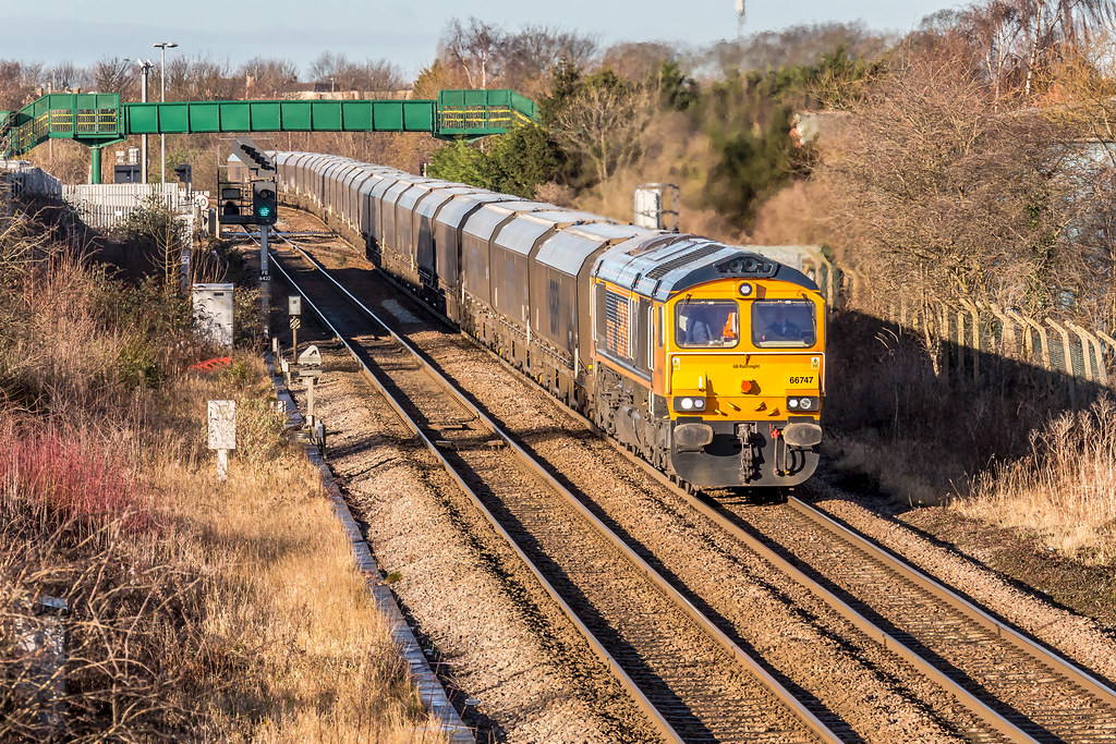 1323. 66747 Knottingley 01.02.18 | GBRf liveried Class 66/7 … | Flickr