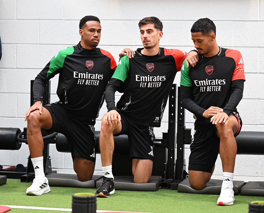 Arsenal Fc Training Routine Arsenal FC Training Session And Press Conference - UEFA Ch… | Flickr