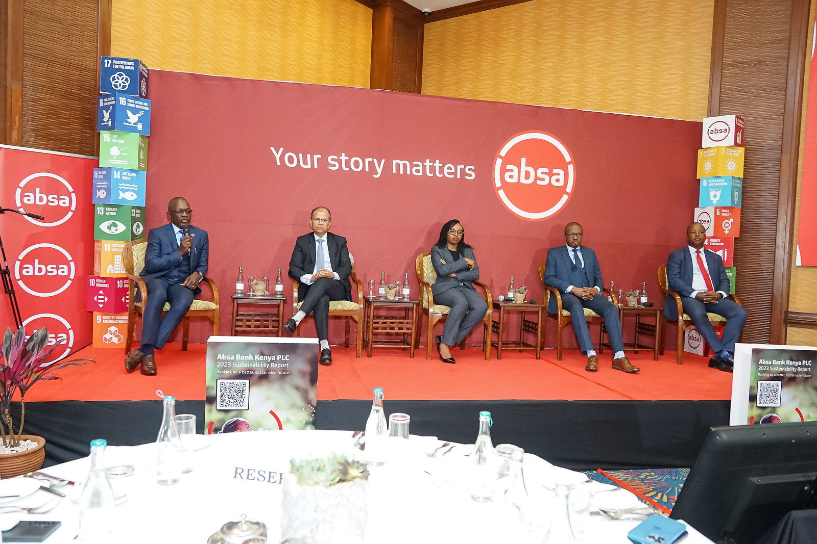 Absa Sustainability Report Launch held on 5th Sept 2024 at Serena Hotel ...