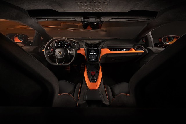 Interior do Lamborghini Revuelto