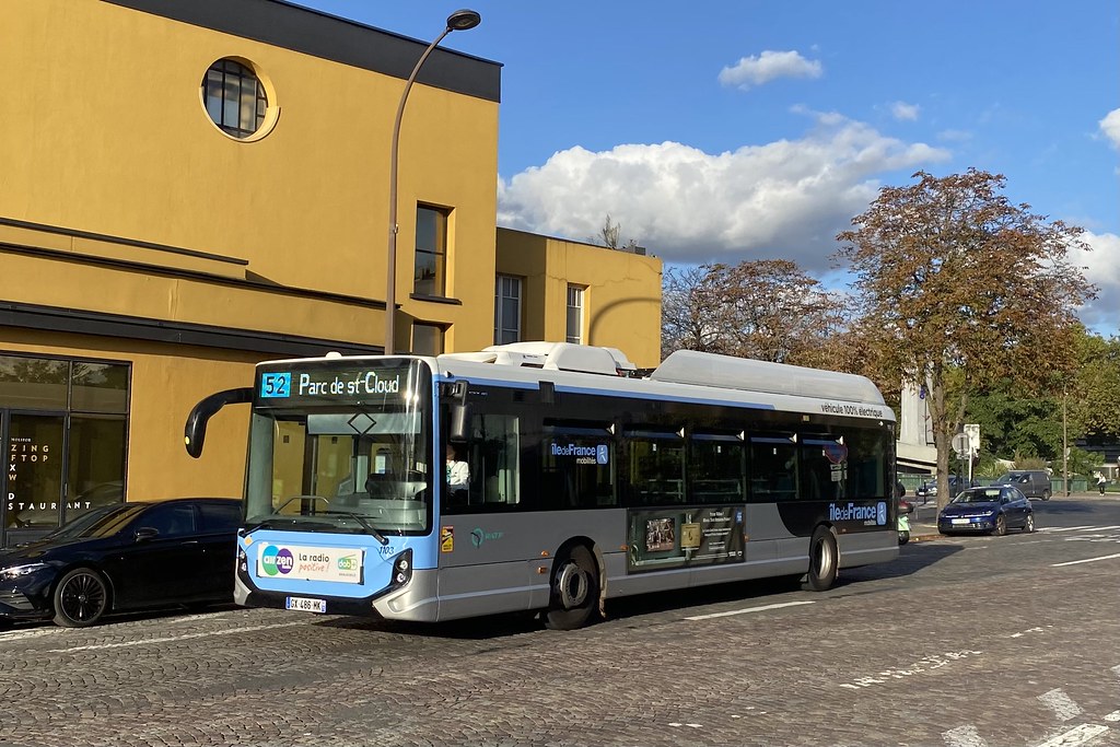 RATP - GX337 ELEC - 1103 - bus ligne 52 | Skiper_TC | Flickr