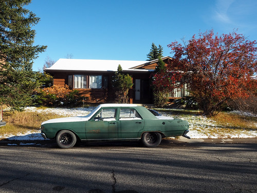 Green car