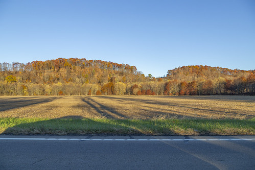 Landscape — Salem Township, Tuscarawas County, Ohio, autumn field forest hills landscape ohio portwashington salemtownship shadows trees tuscarawascounty tuscarawasvalley valley