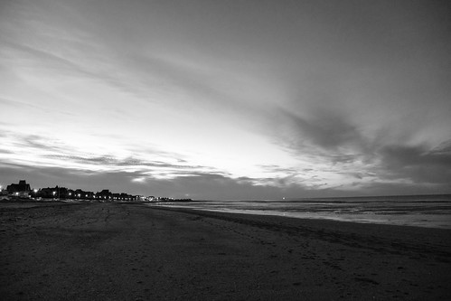Sunset on Hermanville by a darkened lens, hermanvillesurmer calvados france normandy normandie sunset beach ocean sea fujifilm xs10 sun