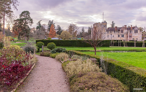 Splendid Hever Castle and grounds in Autumn nearing sunset, Kent, England. by Scotland by NJC., Commentary.
Hever Castle began as a country house in 1270.
Later, in the 15th. Century, whilst in n