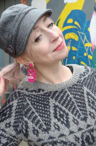 Gray Cozy earring | by fennelgrl