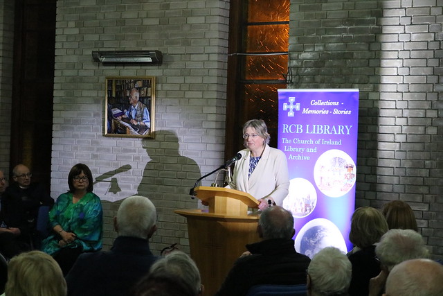 Dr Susan Hood opens the evening.