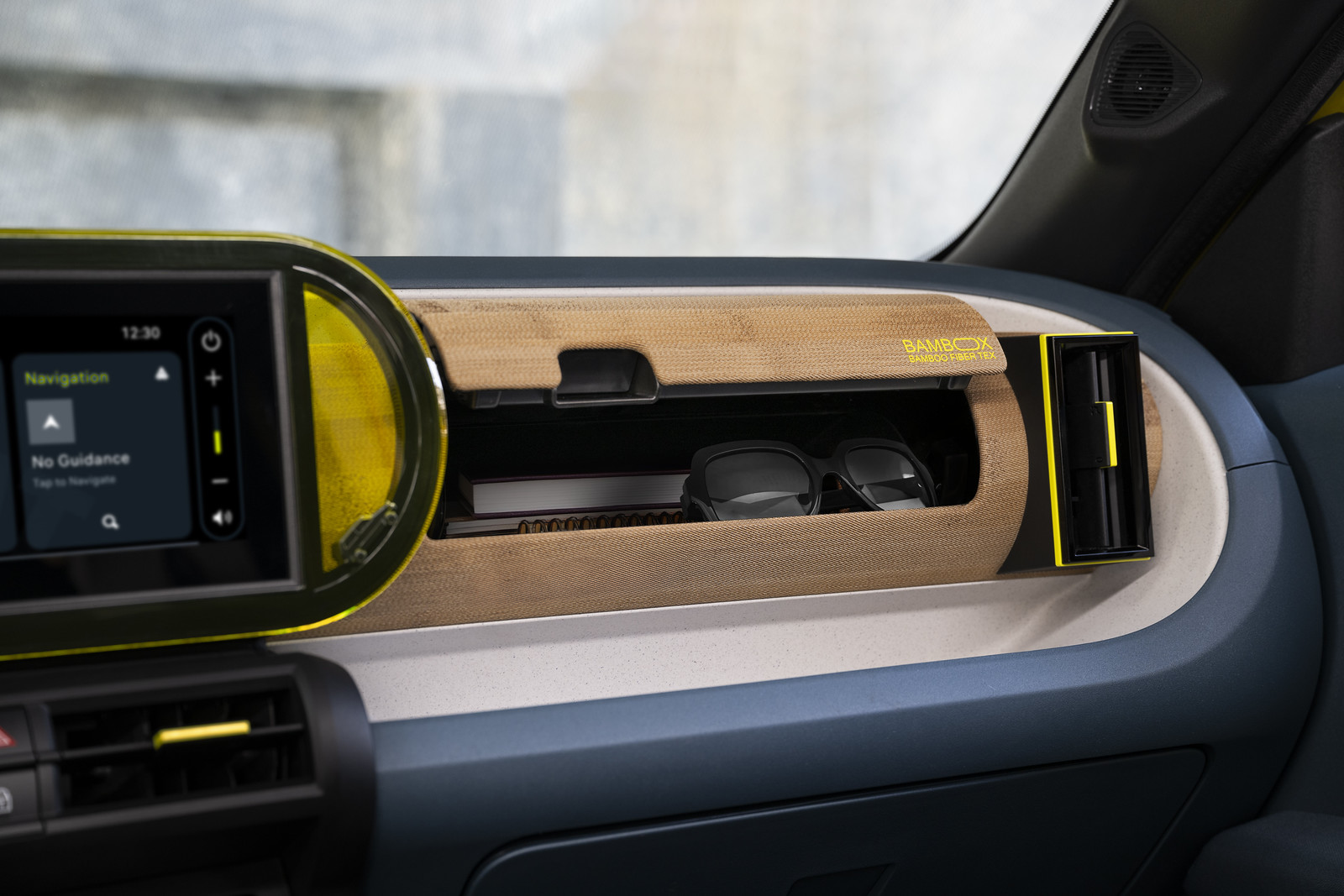 Pormenor do Interior do Fiat Grande Panda