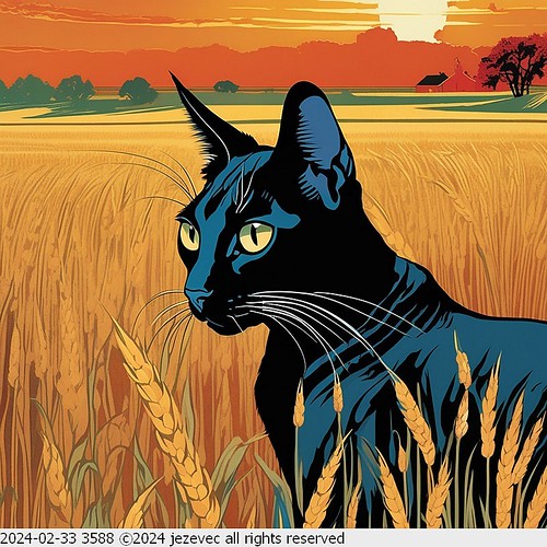 2024-02-33 3588 AI Cat Illustration | by Jezevec40 (formerly Badger 23)